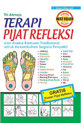 Sampul buku Terapi Pijat Refleks...